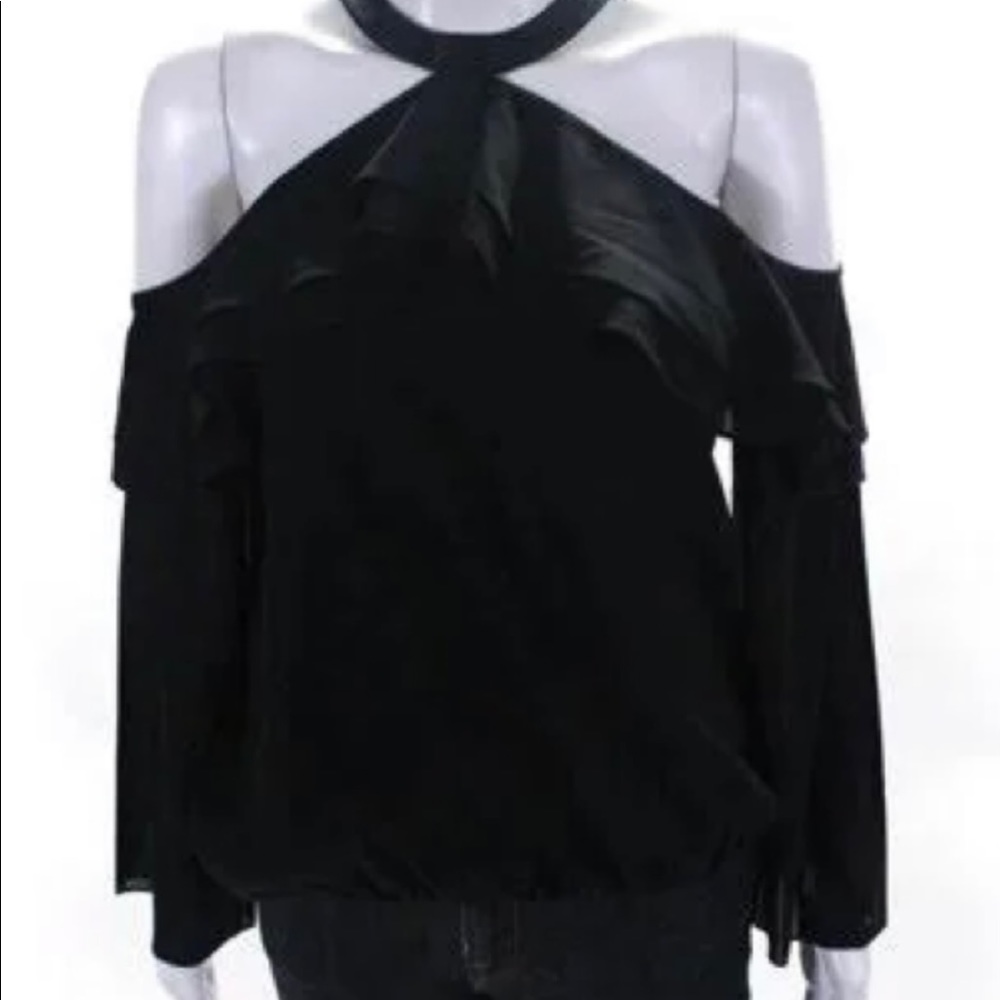 Alice and olivia off the shoulder blouse